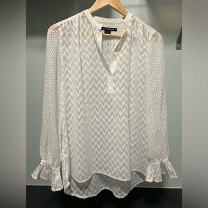 Textured Sheer Blouse